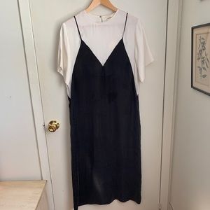 Mara Hoffman Daija black and white dress